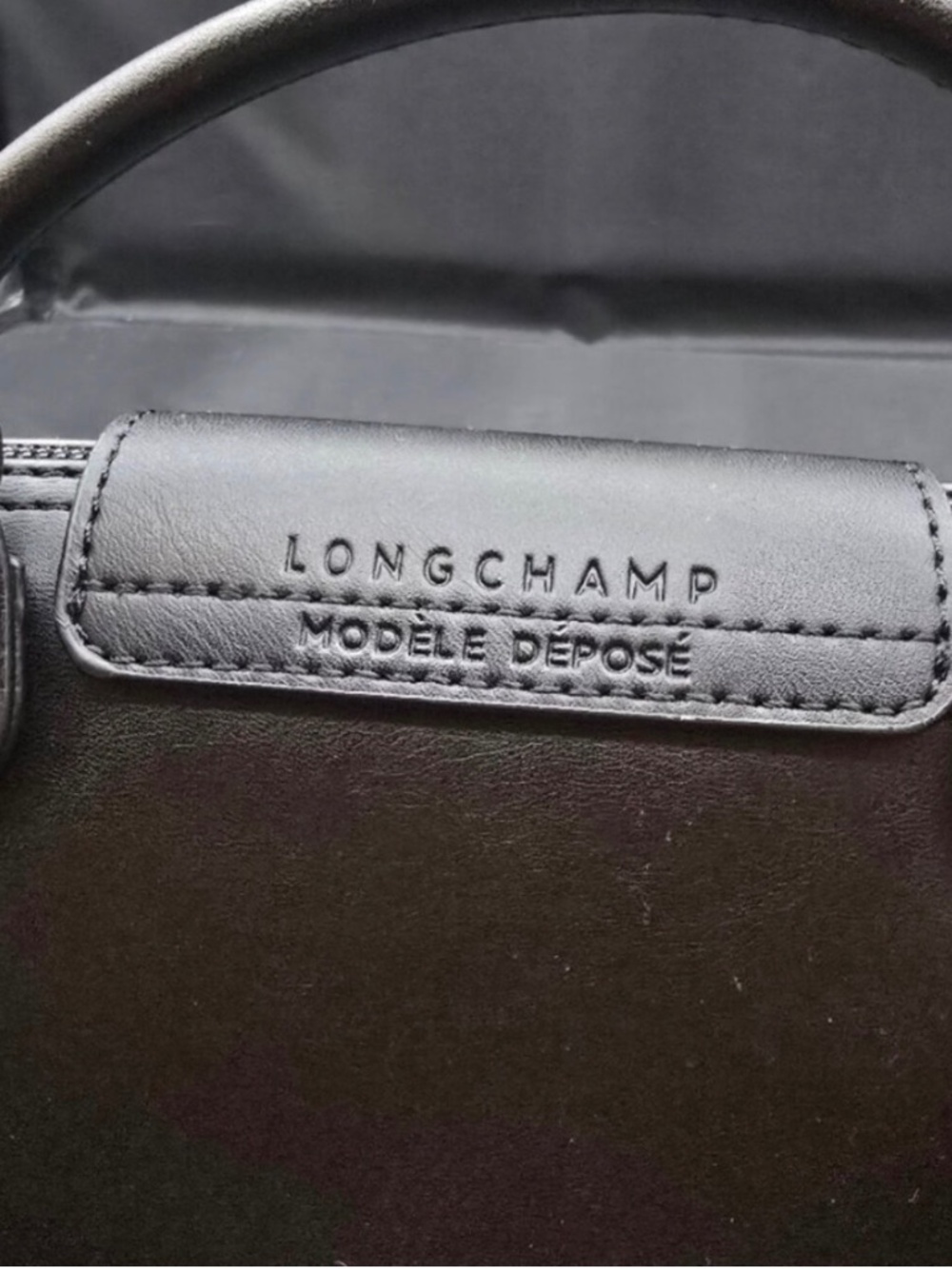 Longchamp black mini Le Pliage - Picture 4 of 5